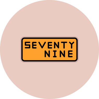 Modern yol işareti eksikliğinin vektör çizimi