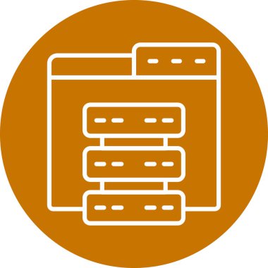 klasör simgesi. Web için basit dizin vektör simgeleri çizimi