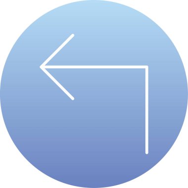 Eğilim biçimi izole edilmiş arkaplanda ok simgesi