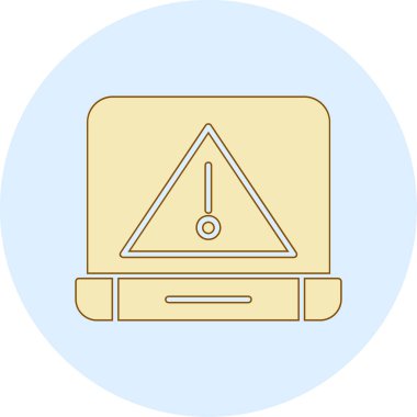 Modern b 'nin vektör illüstrasyonu eksik simgesi