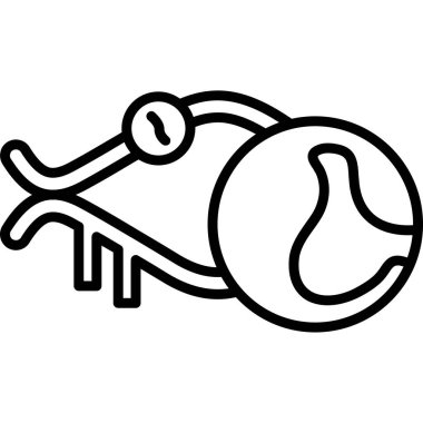 Çizgi film faresinin vektör çizimi