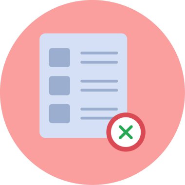 belge simgesi, illüstrasyon, beyaz arkaplan üzerindeki vektör