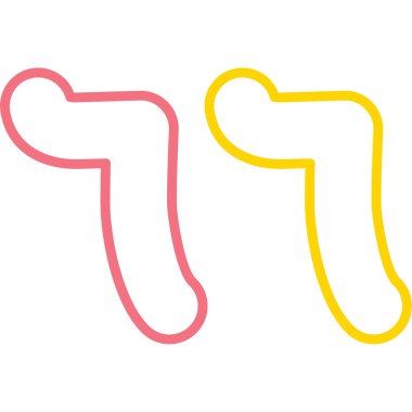 Modern simgenin vektör illüstrasyonu