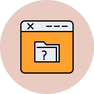 tarayıcı simgesi vektör illüstrasyonu