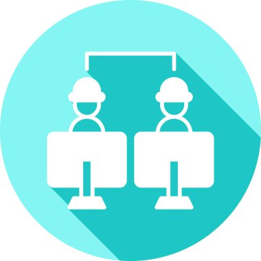 İş ve finans simgesinin vektör illüstrasyonu