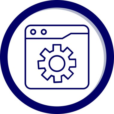 seo modern simgesinin vektör illüstrasyonu