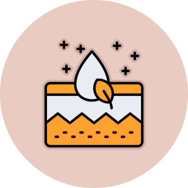 Bir mum simgesinin vektör illüstrasyonu