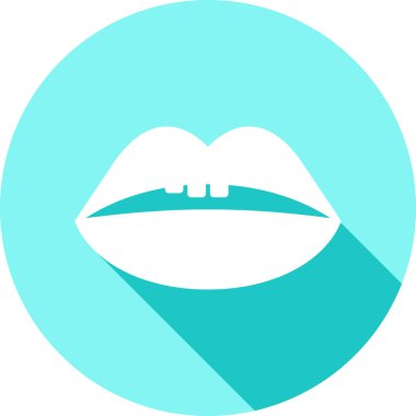 dudak simgesi, modern tasarım resimleme tasarımı