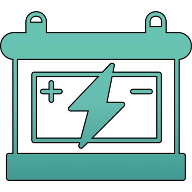 yıldırım cıvata kutsal kişilerin resmi, vektör çizim