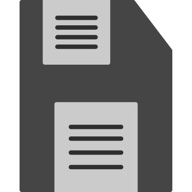 Dosya. Web simgesi basit illüstrasyon