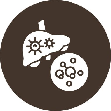 Bir yiyeceğin ikonunun vektör illüstrasyonu