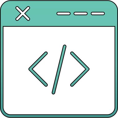 Web arayüzü geliştirme simgesi