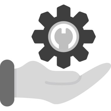 Vites ayarı simgesi, vektör illüstrasyonu