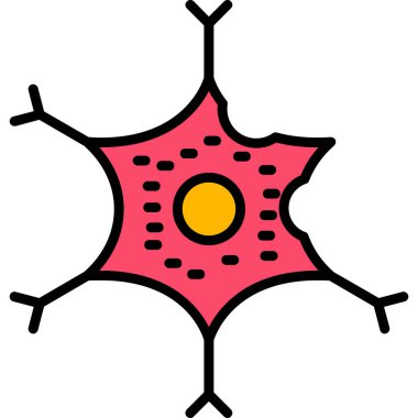 Virüs. Web simgesi basit illüstrasyon