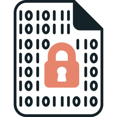 veri depolama. Web simgesi basit illüstrasyon