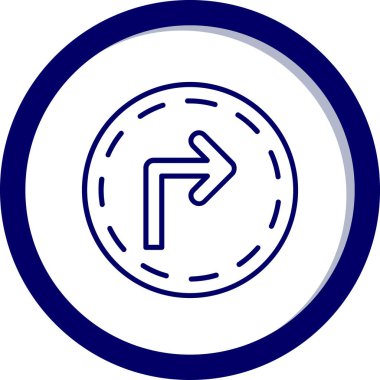 Oklar. Web simgesi basit illüstrasyon