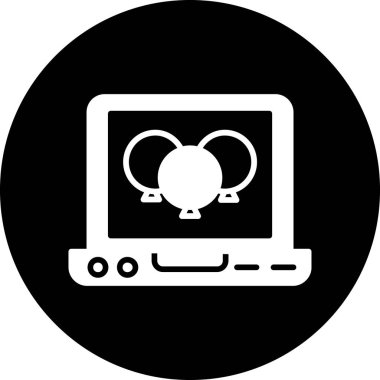 fare simgesi ve vektör illüstrasyonlu dizüstü bilgisayar