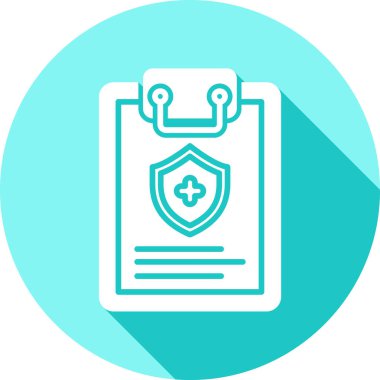 Tıbbi bir simgenin vektör illüstrasyonu