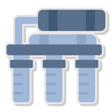 Isıtıcı simgesi, çizgi film tarzı