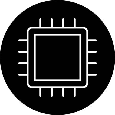işlemci simgesi, vektör illüstrasyon tasarımı