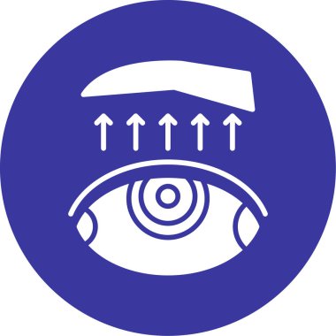 Göz simgesi vektör illüstrasyonu