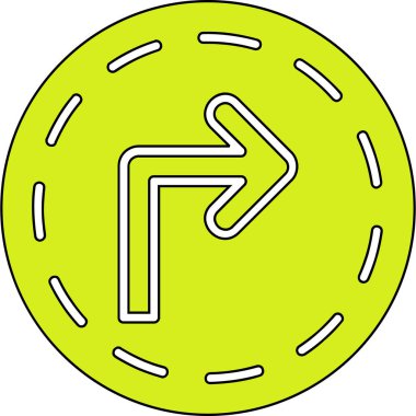 golf ikonu vektör illüstrasyonu