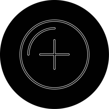 bir dairenin vektör simgesi