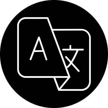 Modern bir simgenin vektör illüstrasyonu