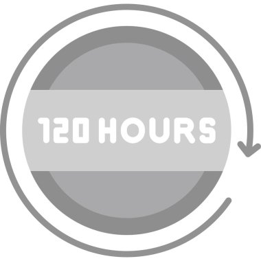 Zaman simgesinin vektör illüstrasyonu