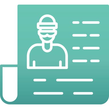 doktor simgesi, vektör illüstrasyonu