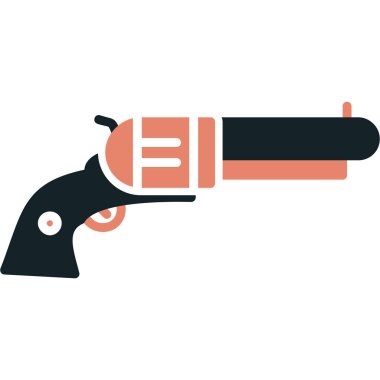 Silah ikonu. vektör illüstrasyonu.