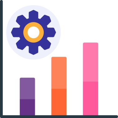Grafikli bir dişlinin vektör çizimi