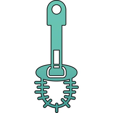 karikatür karalama tarzı büyük zincir simgesi