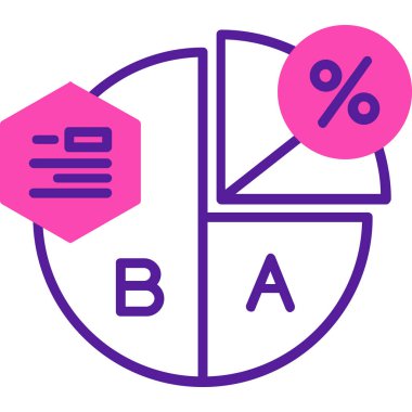 İş simgesinin vektör illüstrasyonu