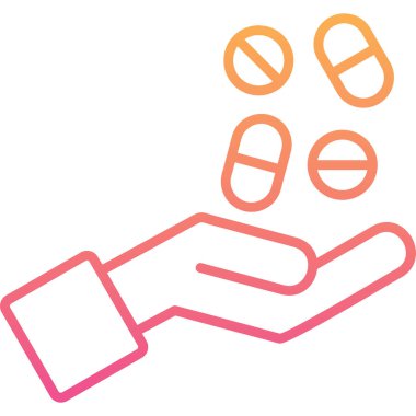 Haplar. Web simgesi basit illüstrasyon