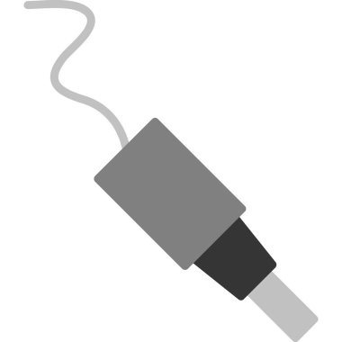 düz tasarım vektör çizimi elektrik kablosu