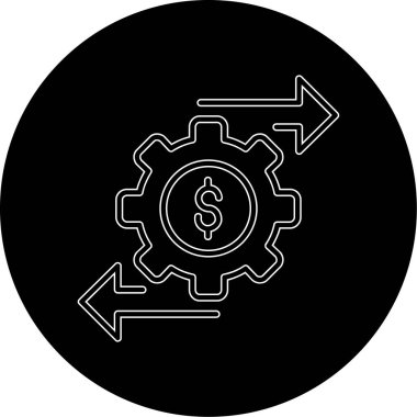 Para simgesinin vektör simgesi