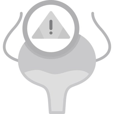 uyarı vektörü simgesi modern basit illüstrasyon