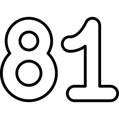 98 numara vektör tasarım logosu