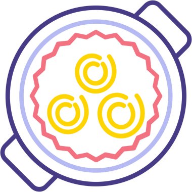 Çizgi film simgesinin vektör çizimi