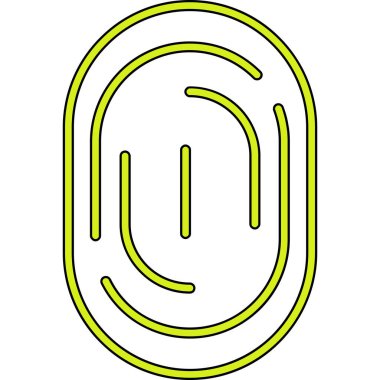 Çizgi film simgesinin vektör çizimi