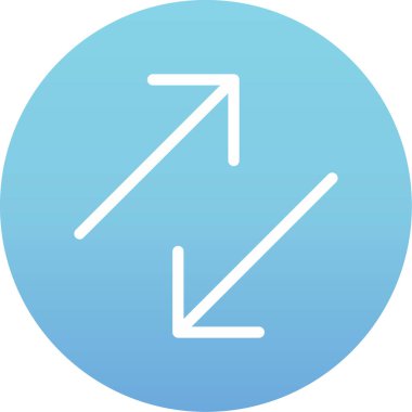 ok simgesi, vektör illüstrasyonu