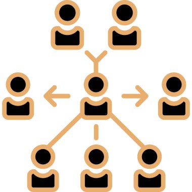 bağlantı iletişim simgesi ana hat biçiminde