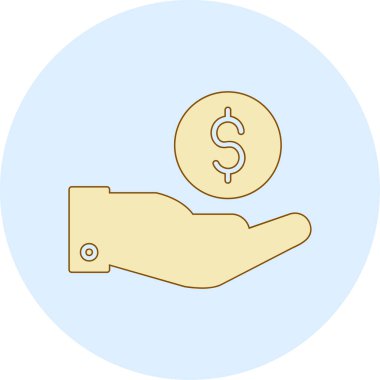 Sikke Simgesi vektör illüstrasyonu