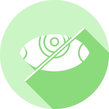 Göz. Web simgesi basit illüstrasyon