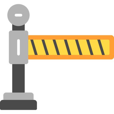 bariyer inşa simgesi, basit tasarım