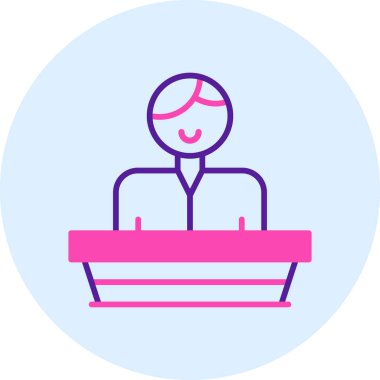 iş simgesi vektör illüstrasyonu