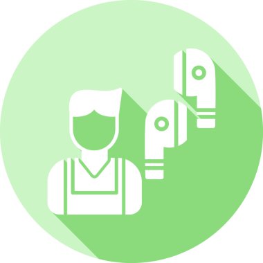 Modern simgenin vektör illüstrasyonu