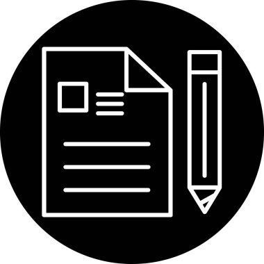 Belgenin vektör illüstrasyonu