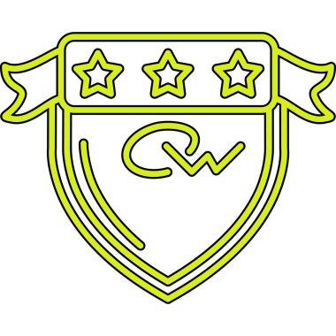 Bir yıldızın vektör illüstrasyonu